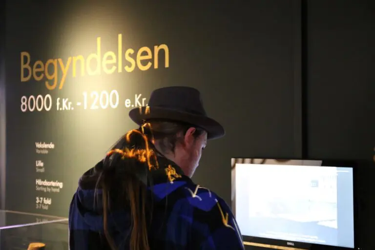 Ung mand i udstillingen Guldkorn