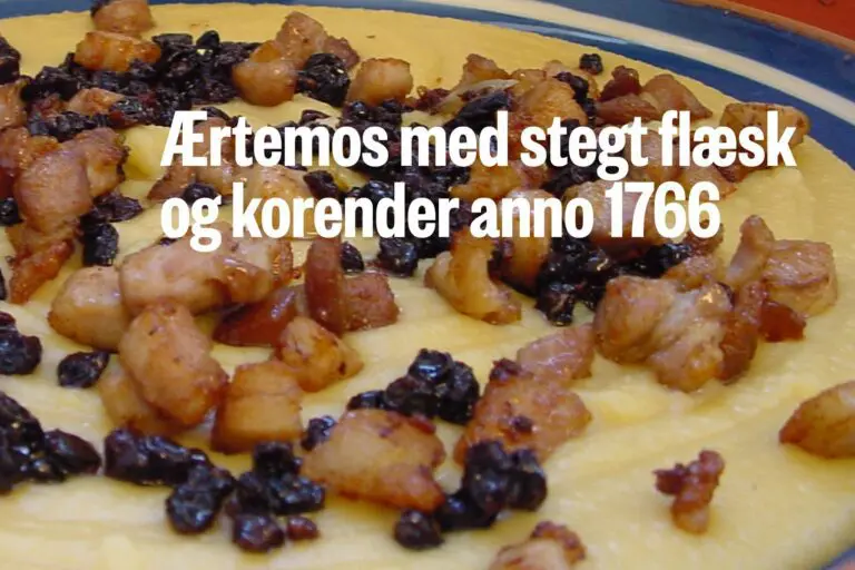 Ærtemos med korender