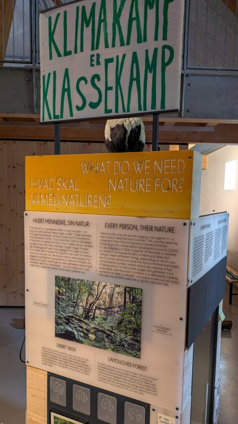 Billede fra Under Solen udstillingen - Klimakamp er klassekamp